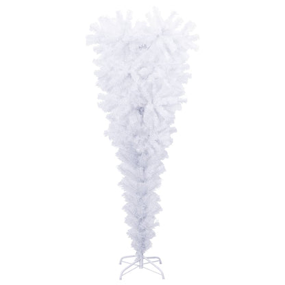 Upside-down Artificial Christmas Tree with Stand White 120 cm