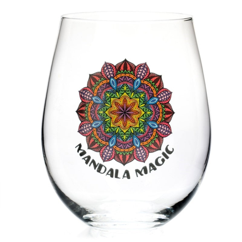 Mandala Tallulah Wellness Stemless Glass
