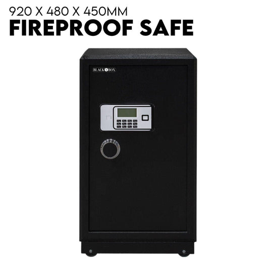 Electronic Digital Safe Box Fire Proof Safe Heavy Duty Key Lock Security 118L