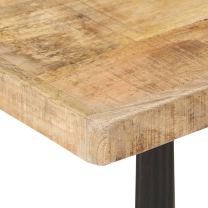 Bistro Table 60x60x77 cm Rough Mango Wood