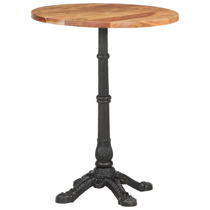 Bistro Table Ø60x76 cm Solid Acacia Wood