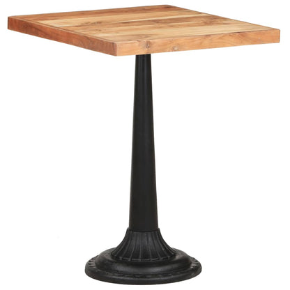 Bistro Table 60x60x76 cm Solid Acacia Wood