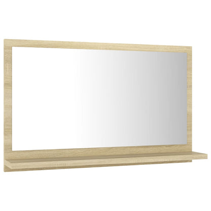 Bathroom Mirror Sonoma Oak 60x10.5x37 cm Engineered Wood