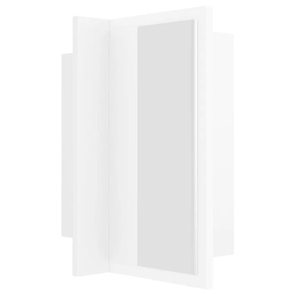 LED Bathroom Mirror Cabinet White 40x12x45 cm Acrylic