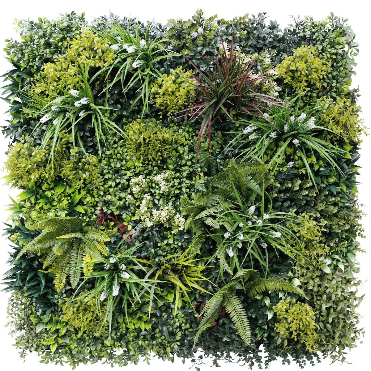 Lush Spring Vertical Garden / Green Wall UV Resistant 100cm x 100cm