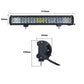 20inch Osram LED Light Bar 5D 126w Sopt Flood Combo Beam Work Driving Lamp 4wd