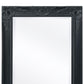 Wall Mirror Baroque Style 100x50 cm Black
