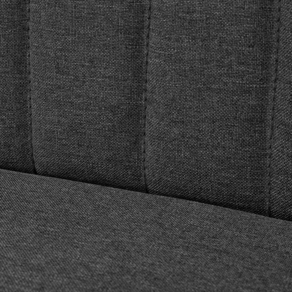 Sofa Fabric 117x55.5x77 cm Dark Grey