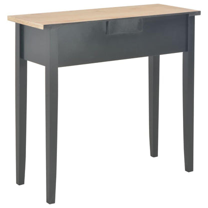 Dressing Console Table Black 79x30x74 cm Wood