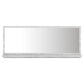 Bathroom Mirror Concrete Grey 90x10.5x37 cm Engineered Wood