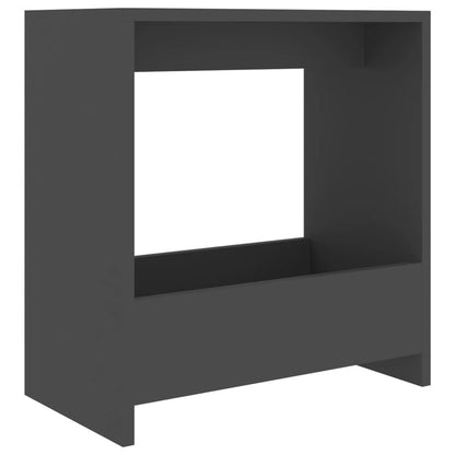 Side Table Grey 50x26x50 cm Engineered Wood