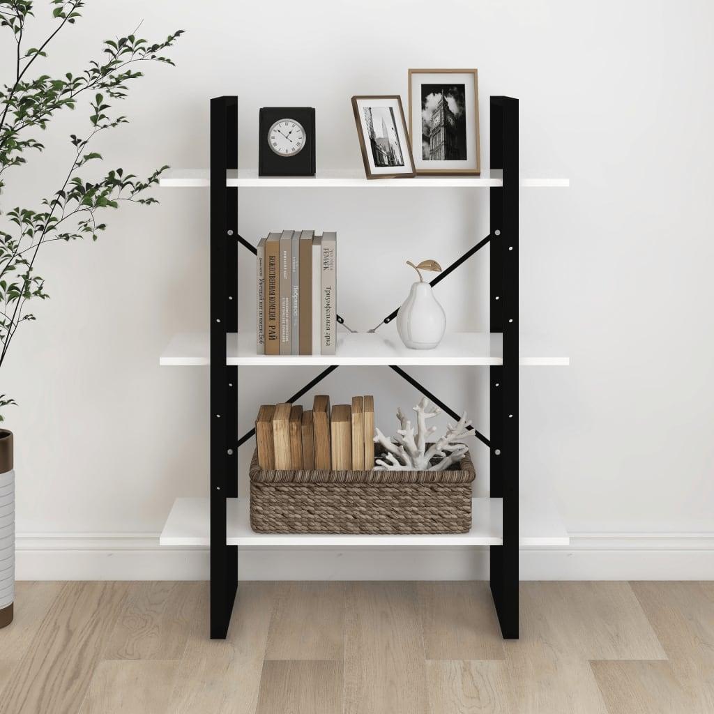 Book Cabinet White 80x30x105 cm Engineered Wood