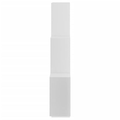 Wall Cube Shelf White 78x15x93 cm Engineered Wood
