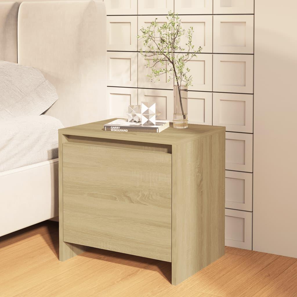 Bedside Cabinets 2 pcs Sonoma Oak 45x34x44.5 cm Engineered Wood