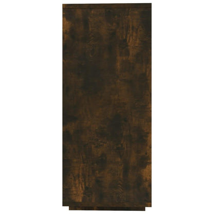 Sideboard Smoked Oak 120x30x75 cm Engineered Wood