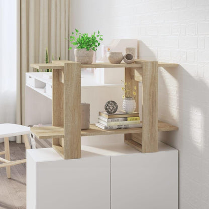 Book Cabinet/Room Divider Sonoma Oak 80x30x51 cm
