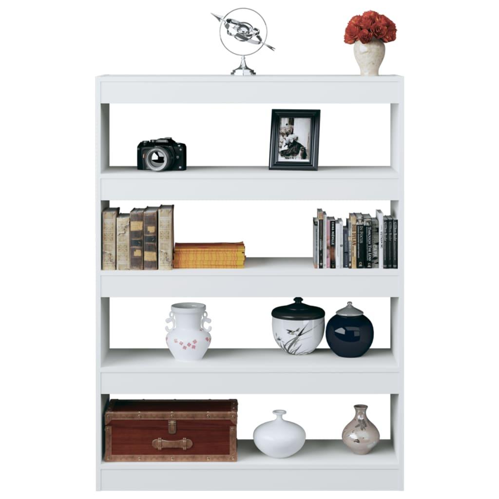 Book Cabinet/Room Divider White 100x30x135 cm