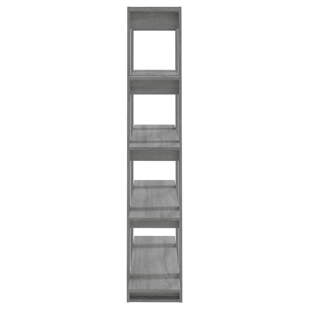 Book Cabinet/Room Divider Grey Sonoma 100x30x160 cm