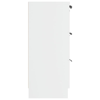 Sideboard White 60x30x70 cm Engineered Wood