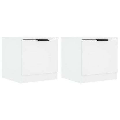 Bedside Cabinets 2 pcs White 40x39x40 cm