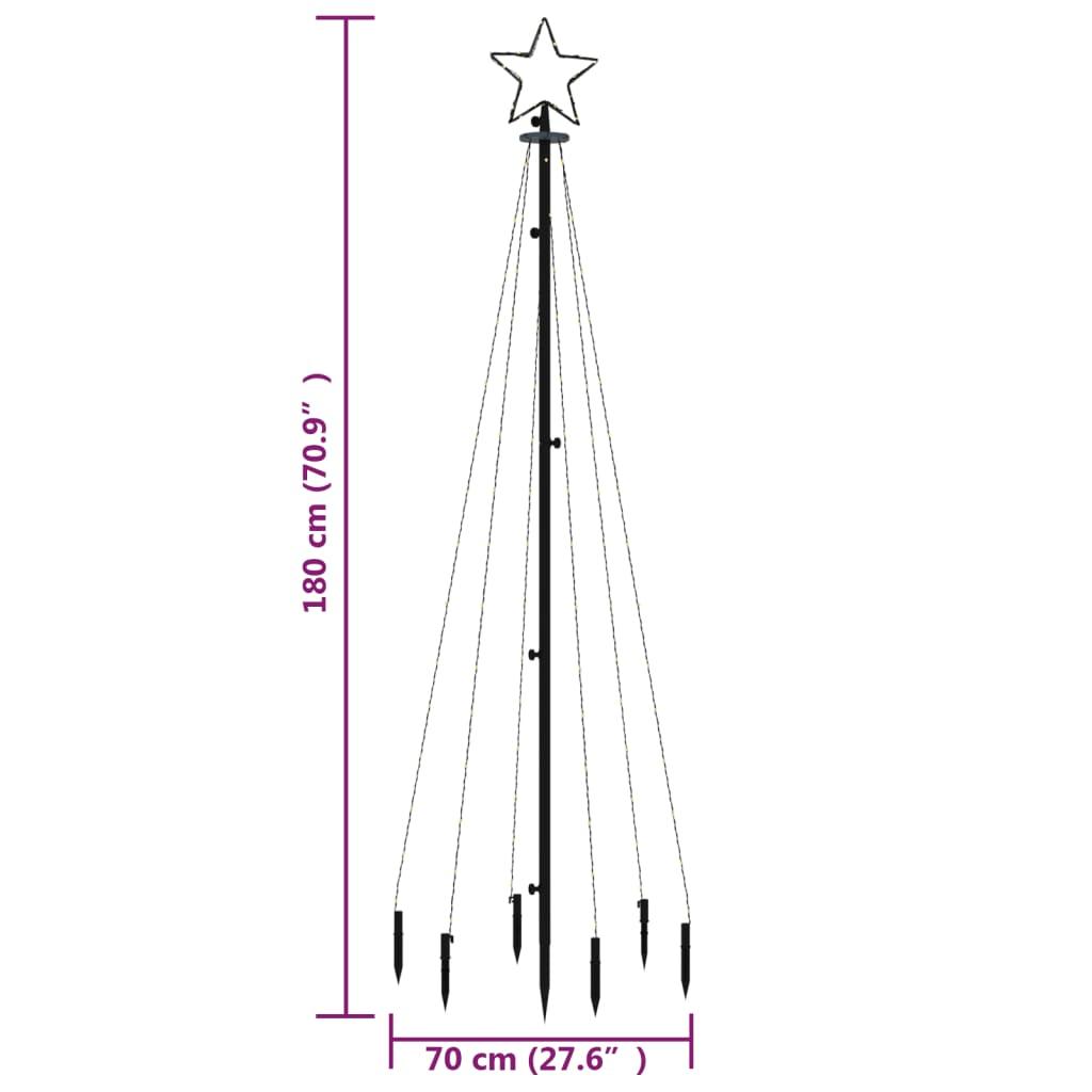 Christmas Tree with Spike Blue 108 LEDs 180 cm