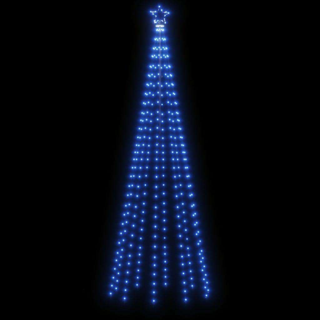 Christmas Tree with Spike Blue 310 LEDs 300 cm