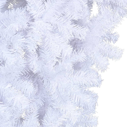 Upside-down Artificial Christmas Tree with Stand White 240 cm