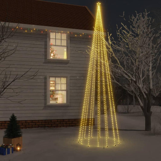 Christmas Tree with Spike Warm White 1134 LEDs 800 cm