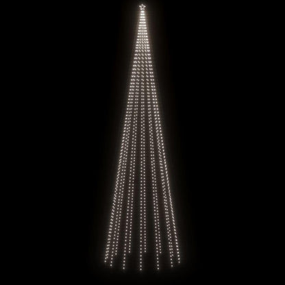Christmas Tree with Spike Cold White 1134 LEDs 800 cm