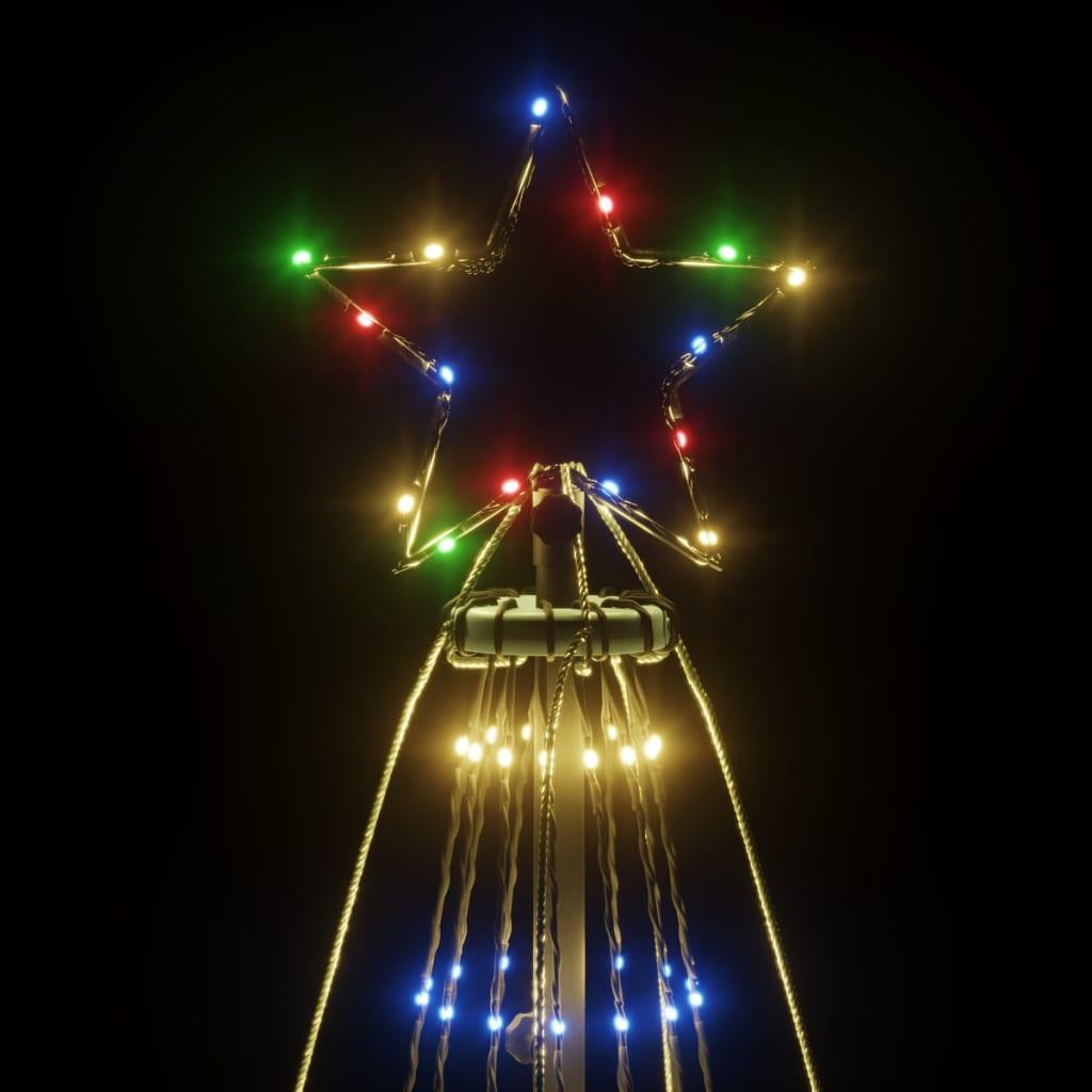 Christmas Tree with Spike Colourful 1134 LEDs 800 cm