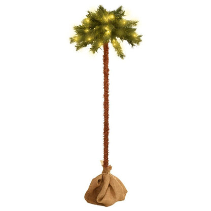 Artificial Palm Tree with LEDs 120 cm
