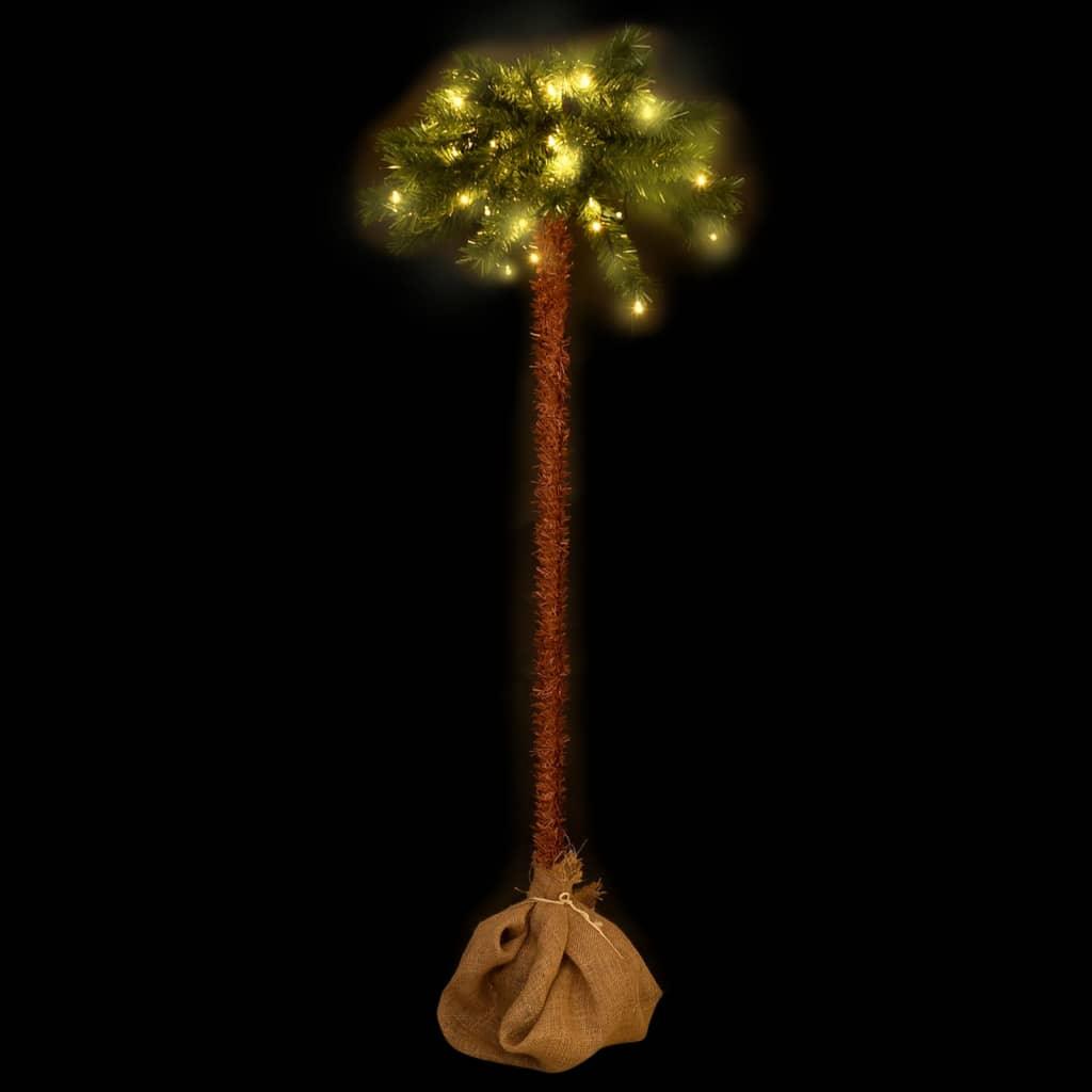 Artificial Palm Tree with LEDs 150 cm