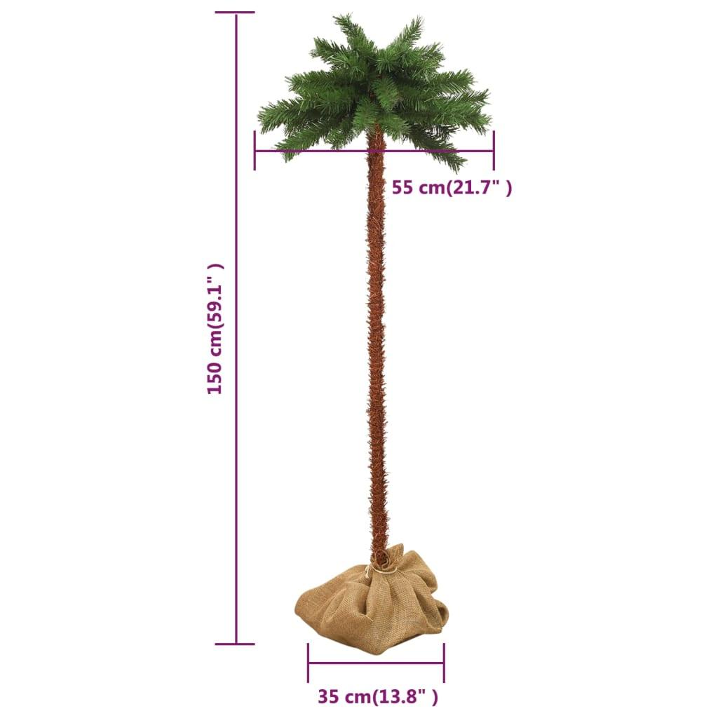 Artificial Palm Tree with LEDs 150 cm