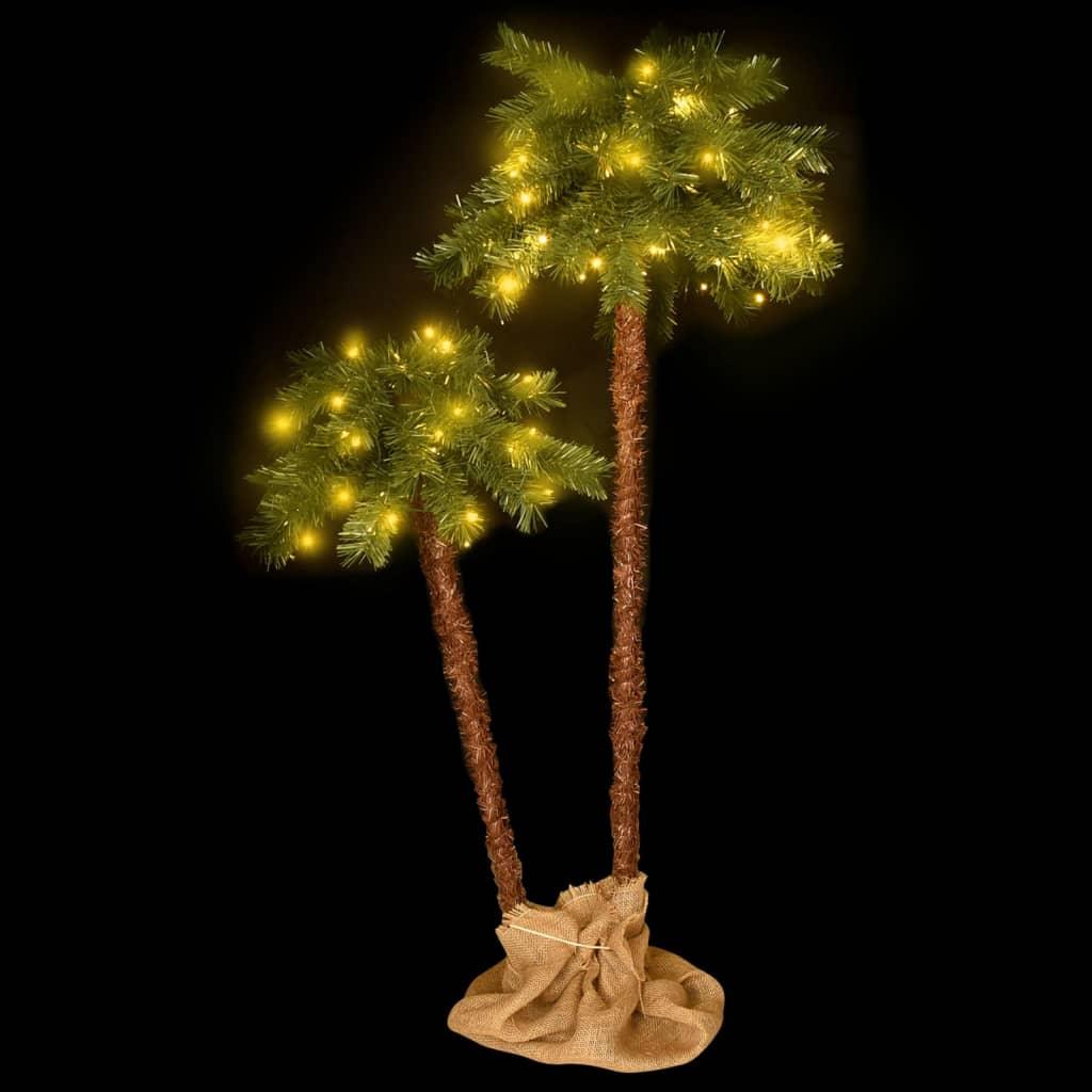 Artificial Double Palm Tree with LEDs 90 cm&150 cm