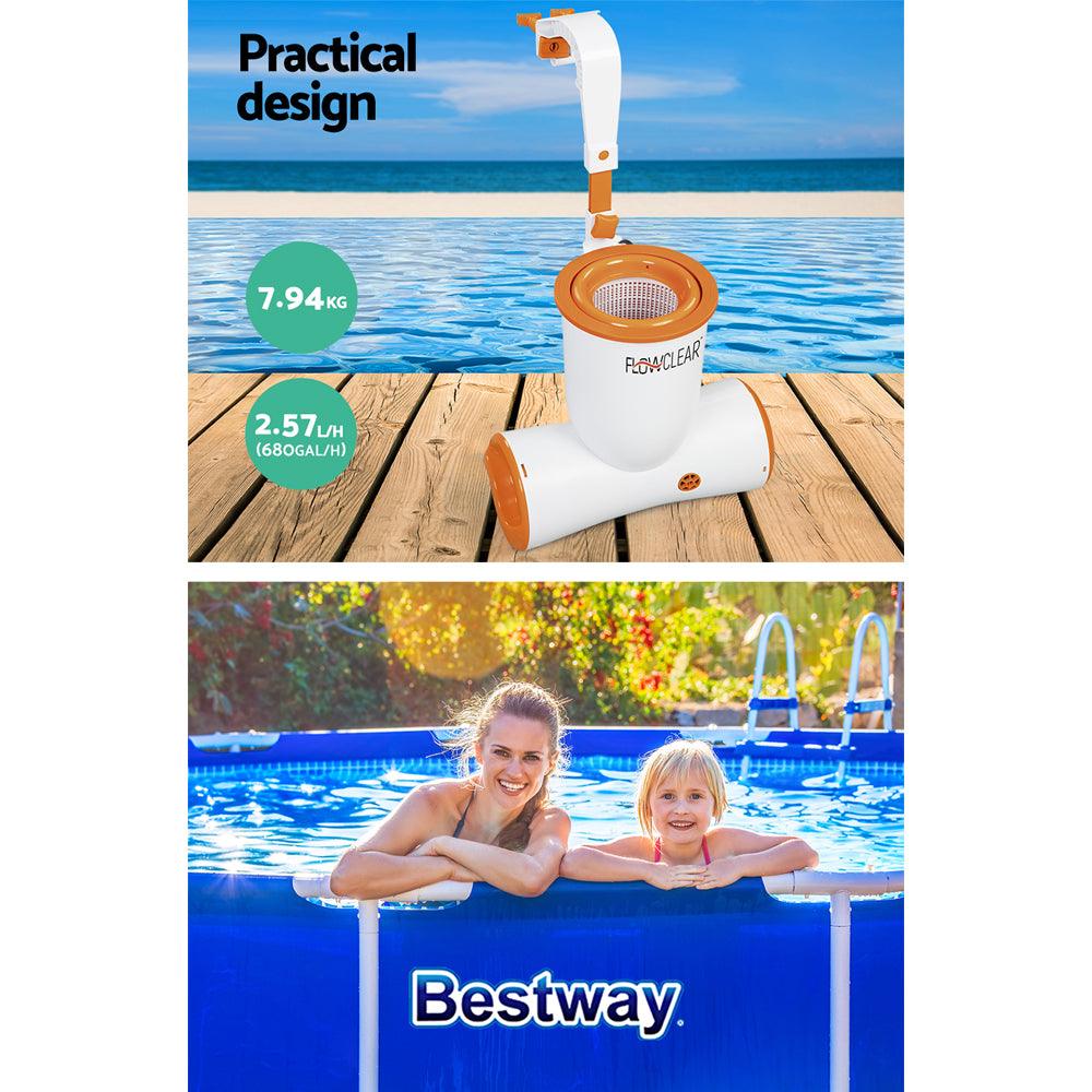 Bestway Skimatic Filter Pump Skimmer Combo Surface Flowclear Pools 2,574L/H