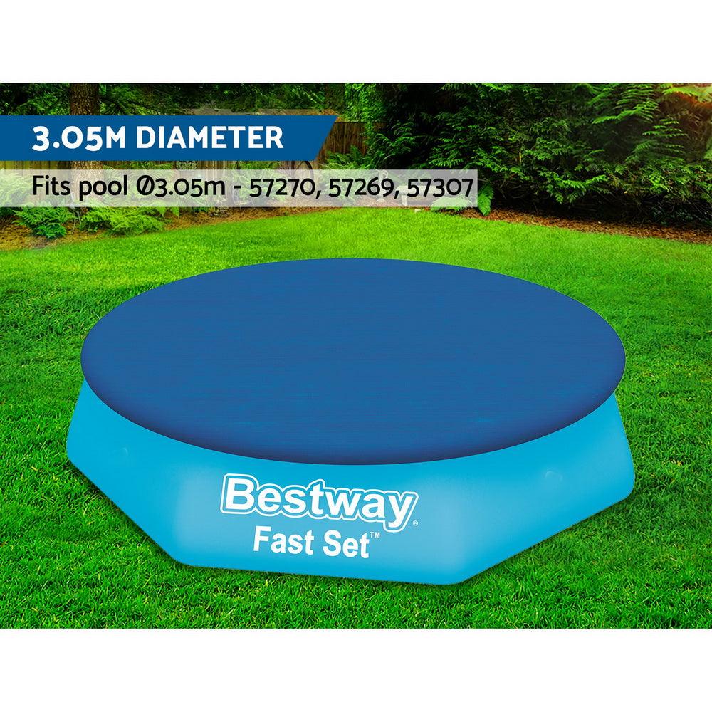 Bestway Solar Pool Cover Blanket for Swimming Pool 10ft 305cm Round Pool 58241