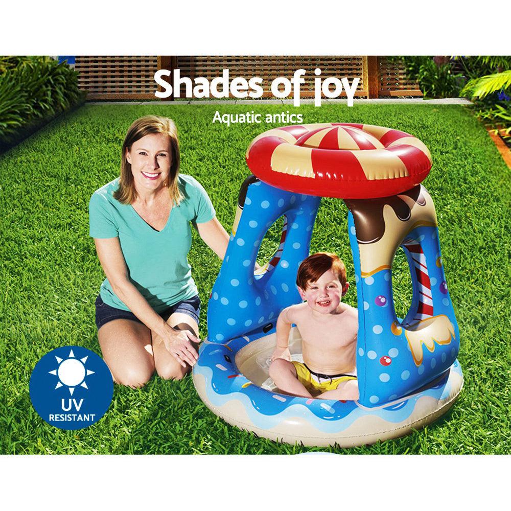 Bestway Kid Play Pool Swimming Pools Top Shade Inflatable Outdoor Family