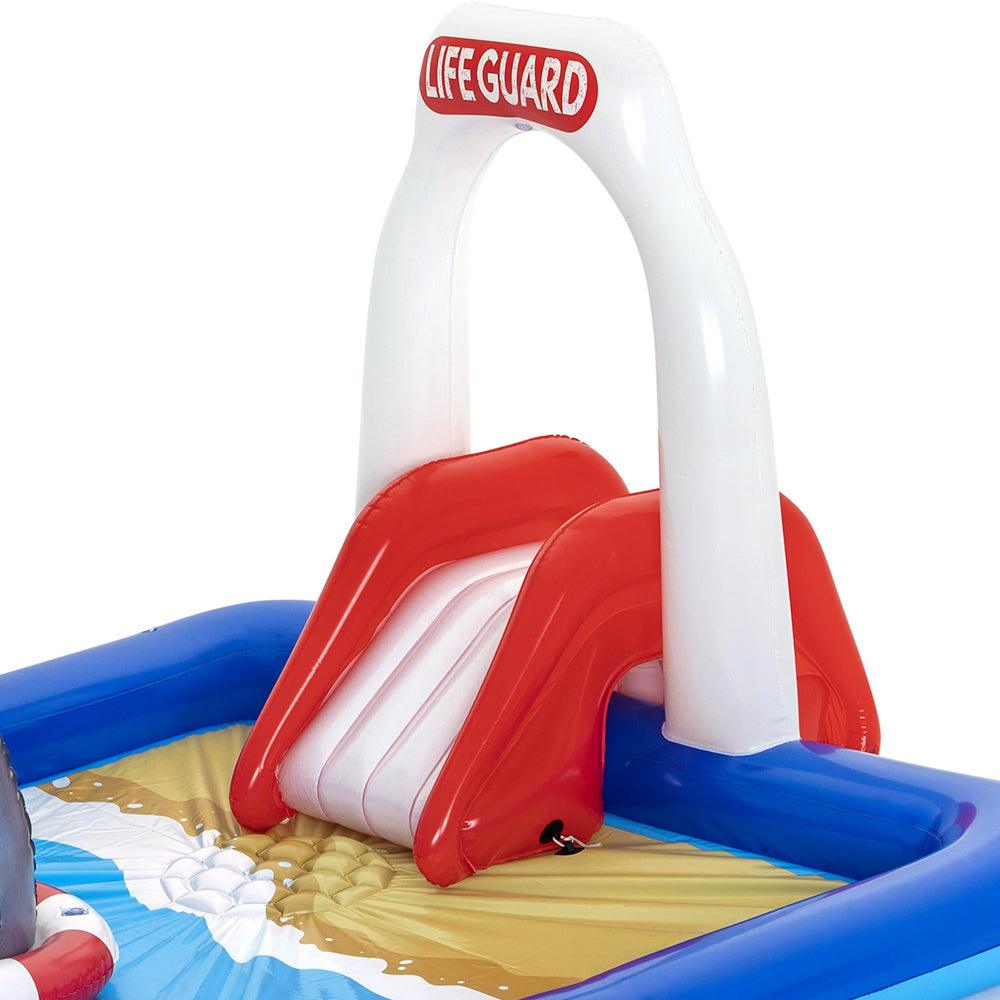 Bestway Swimming Pool Above Ground Kids Play Pools Lifeguard Slide Inflatable