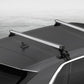 Universal Car Roof Rack 1450mm Cross Bars Aluminium Silver Adjustable Brackets Carrier 90kg