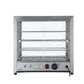 Devanti Commercial Food Warmer Pie Hot Display Showcase Cabinet Stainless Steel