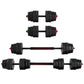 40KG 2-in-1 Dumbbell Barbell Set Adjustable Dumbbells Weights Home Gym Fitness