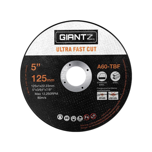Giantz 200-Piece Cutting Discs 5" 125mm Angle Grinder Thin Cut Off Wheel Metal