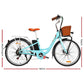 Phoenix 26 inch Electric Bike City Bicycle eBike e-Bike Urban Blue