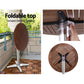 Gardeon Outdoor Bistro Set Bar Table Stools Adjustable Aluminium Cafe 3PC Wood