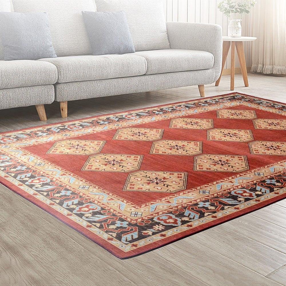 Artiss Floor Rugs Carpet 200 x 290 Living Room Mat Rugs Bedroom Large Soft Red