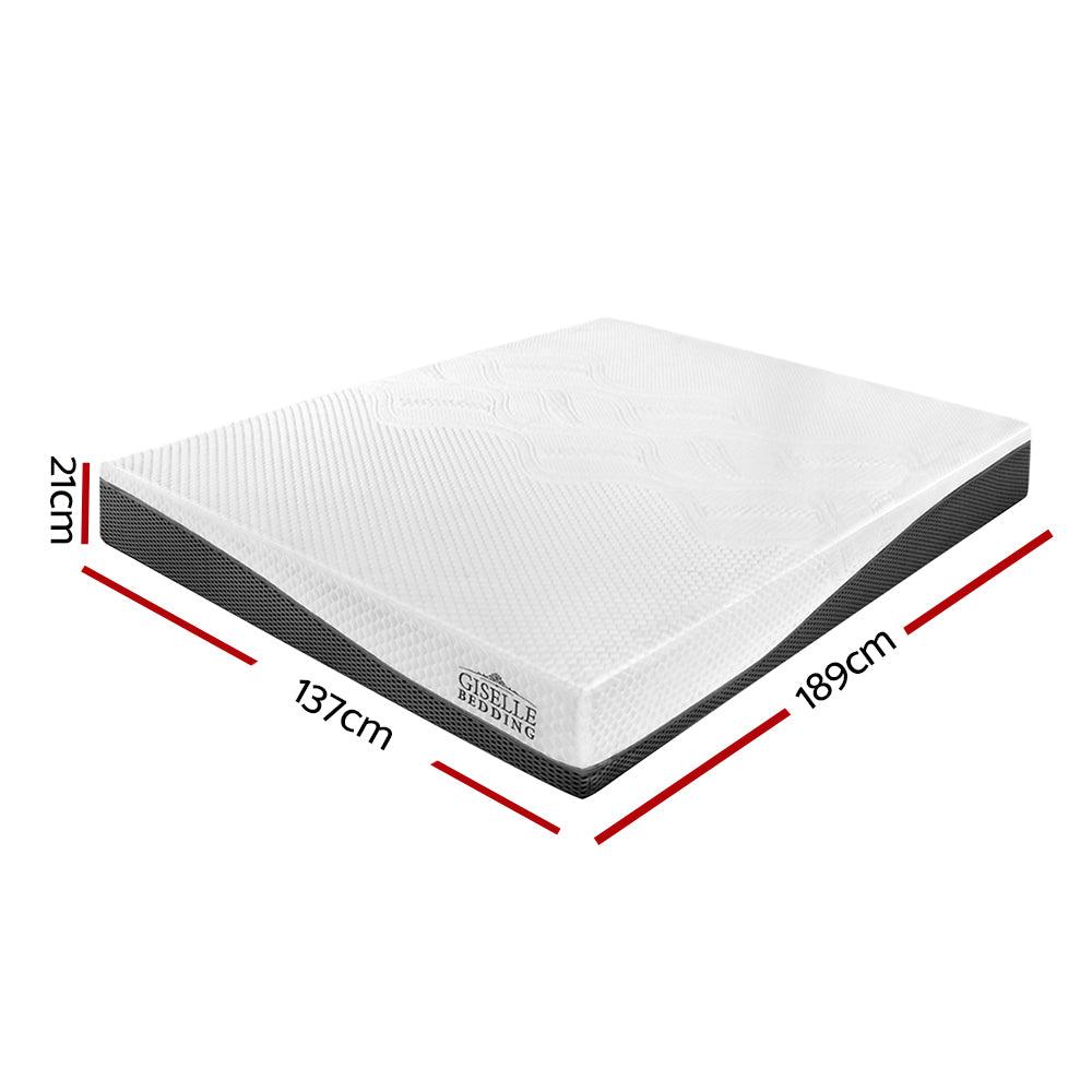 Giselle Bedding Double Size Memory Foam Mattress Cool Gel without Spring