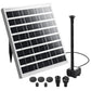 Solar Pond Pump Powered Outdoor Garden Water Pool Kit Large Panel 8.2 FT