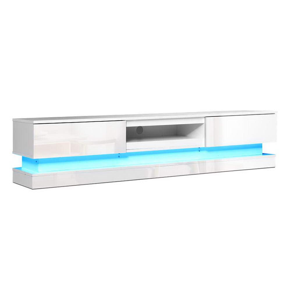 Artiss TV Cabinet Entertainment Unit Stand Storage RGB LED 180cm Display Shlef