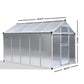 Greenfingers Greenhouse Aluminium Green House Garden Shed Greenhouses 3.02x1.9M