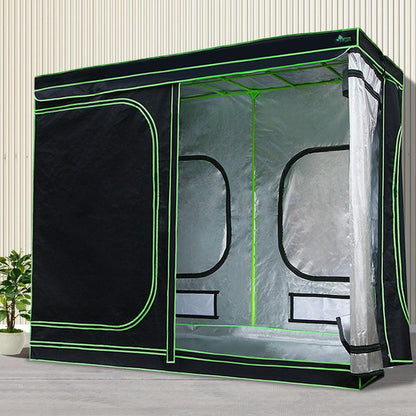 Greenfingers 1680D 2.4MX1.2MX2M Hydroponics Grow Tent Kits Hydroponic Grow System